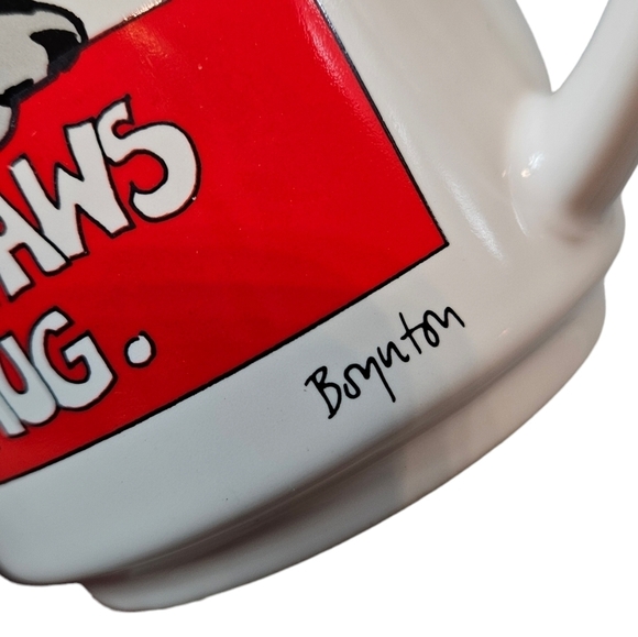 Vintage Boynton Cat "Keep Your Paws Off My Mug" Coffee Mug Tea Cup Unisex B16 - Picture 2 of 10